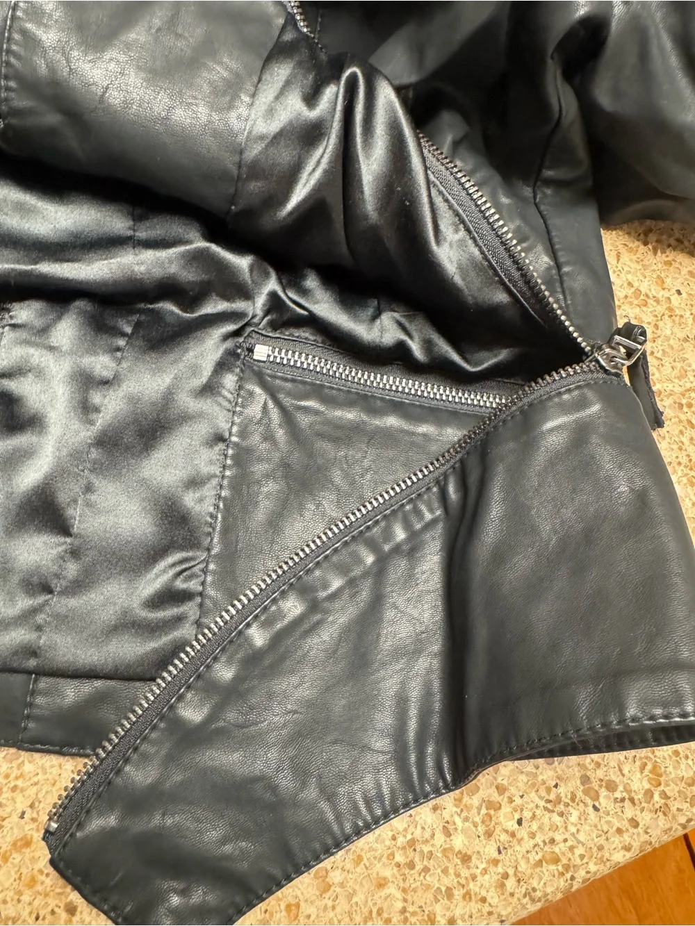 Blank NYC asymmetrical zip